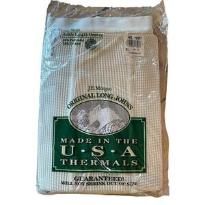 NEW! Vintage J.E. Morgan Original thermal Long John. Ankle length pants. XL USA!